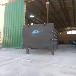 کوره نیمه صنعتی زغال فشرده متحدان