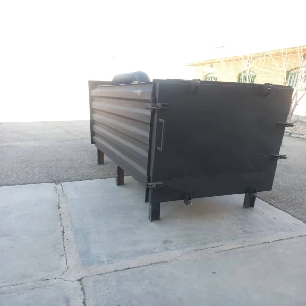 کوره نیمه صنعتی زغال فشرده متحدان