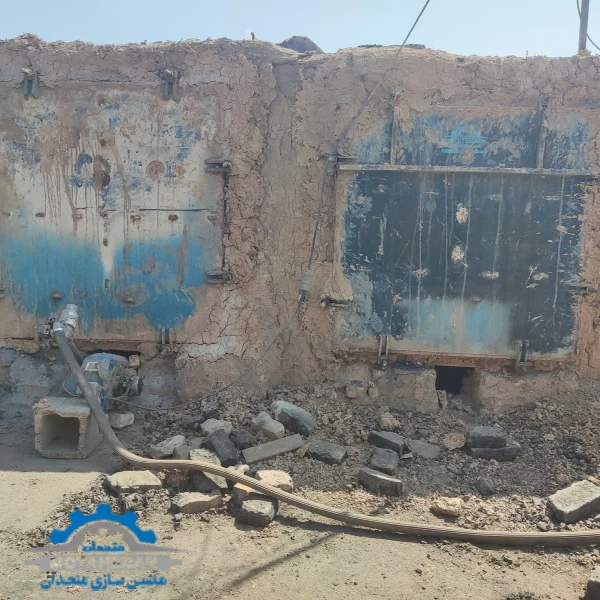 کوره نیمه صنعتی زغال فشرده متحدان