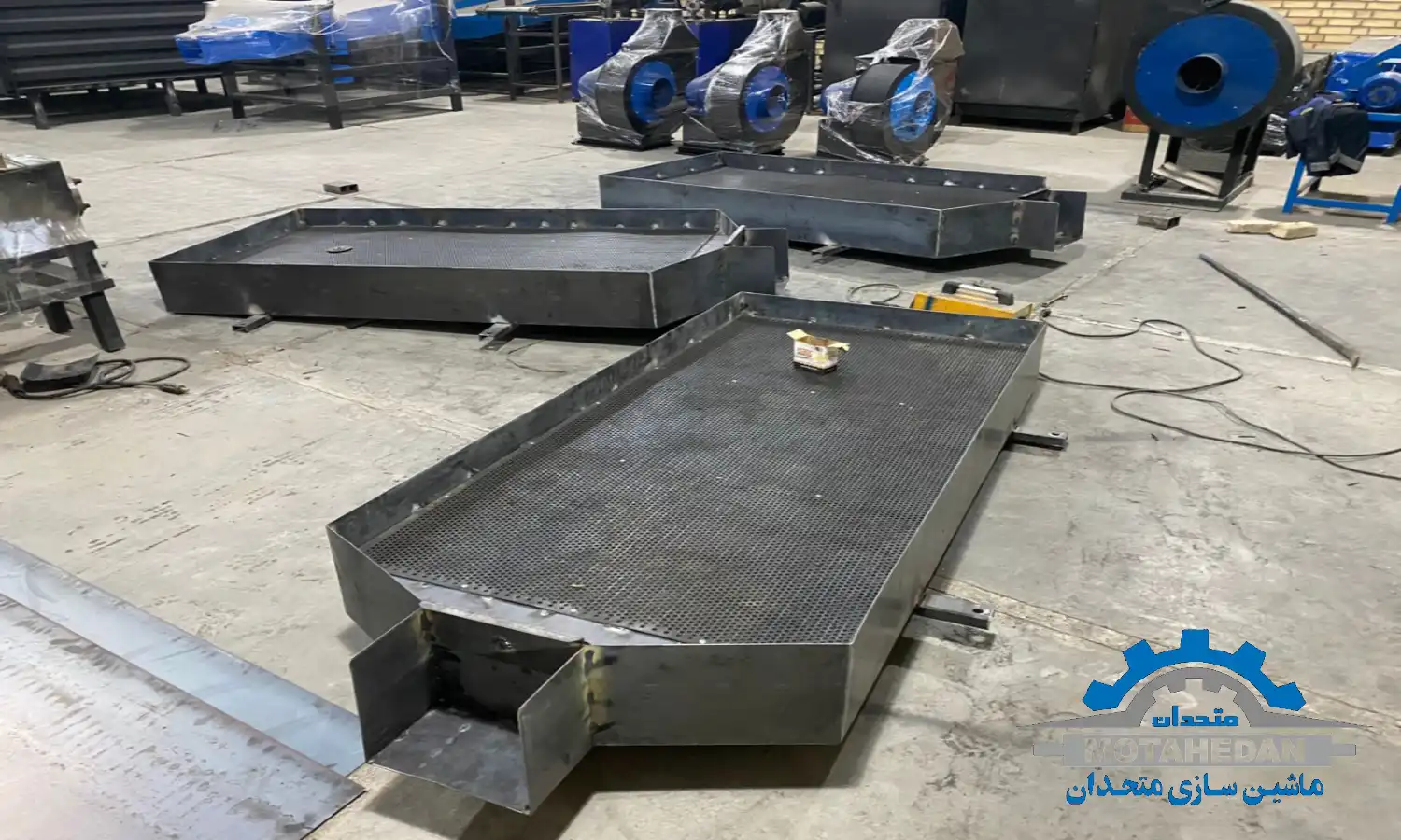 کارگاه ساخت دستگاه صنعتی زغال ماشین سازی متحدان