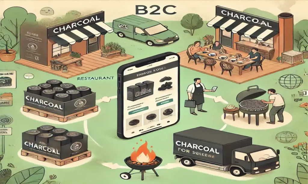 فرآیند فروش B2C زغال