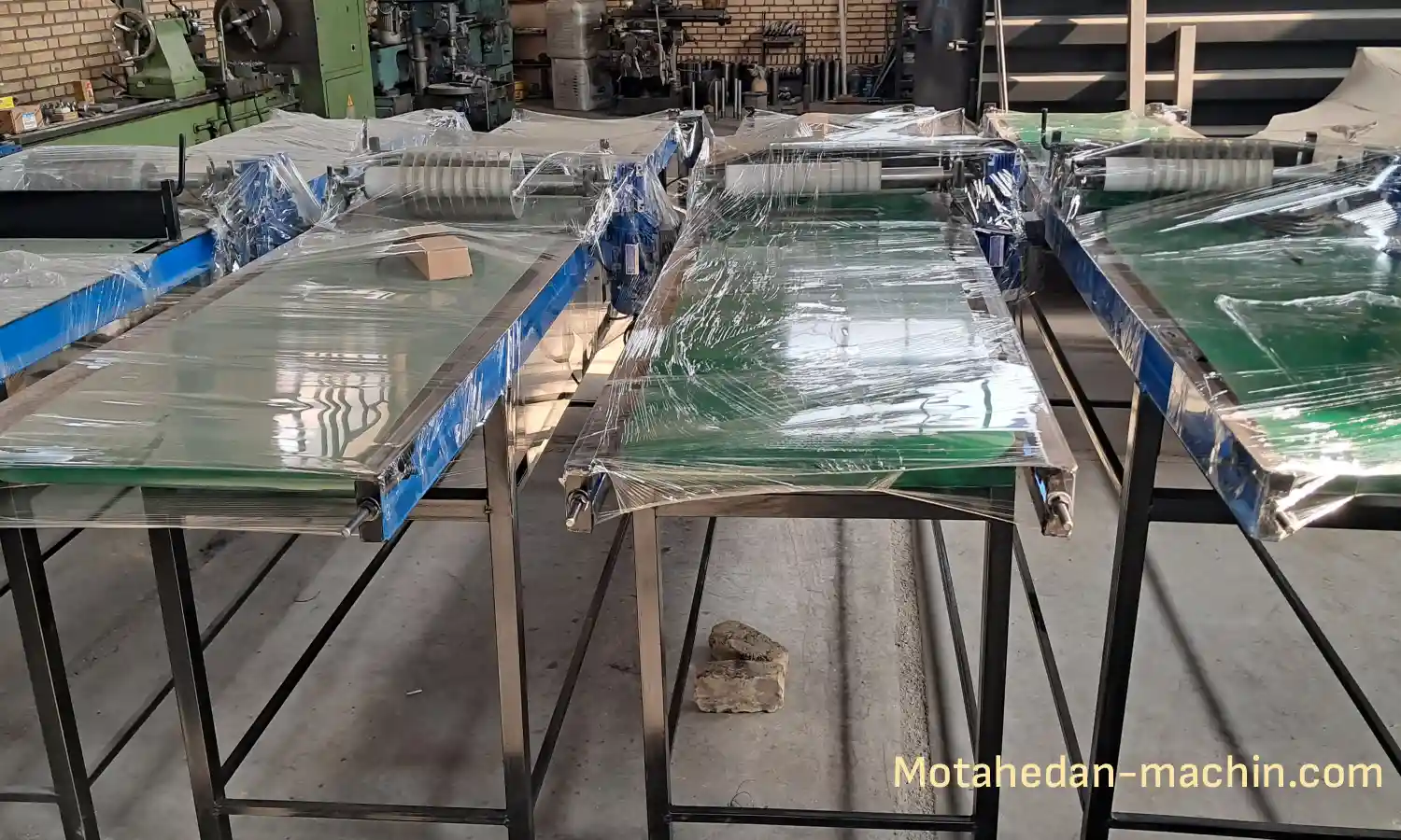 دستگاه نوار نقاله صنعتی تولید زغال حبه ای